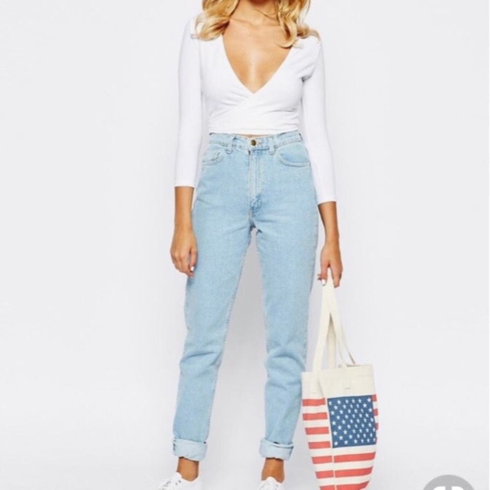 American Apparel Mom Jeans